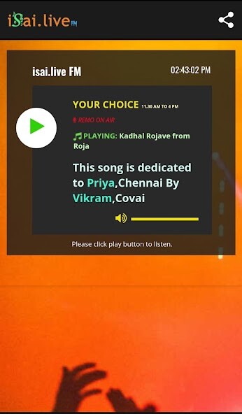 Run android online APK isai.live FM - Request and Dedicate songs from MyAndroid or emulate isai.live FM - Request and Dedicate songs using MyAndroid Run android online APK isai.live FM - Request and Dedicate songs from MyAndroid or emulate isai.live FM - Request and Dedicate songs using MyAndroid
