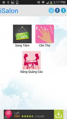 Emulate Android APK iSalonFinder Nail Tech