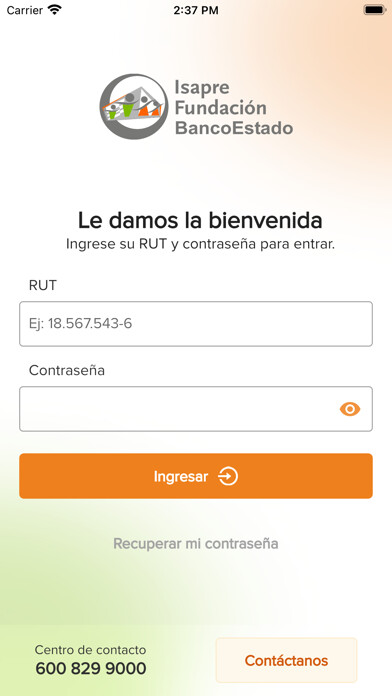 Emulate iPhone app Isapre Fundación using MyAndroid Emulate iPhone app Isapre Fundación using MyAndroid