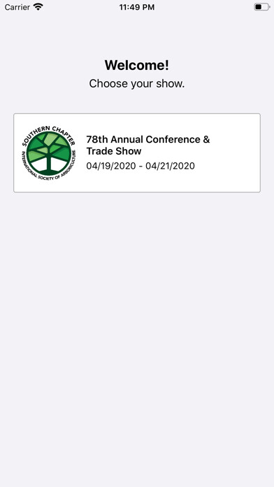 Emulate iPhone app ISA Southern Chapter using MyAndroid