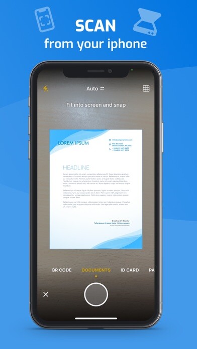 Emulate iPhone app iScan - PDF & Photo Scanner using MyAndroid Emulate iPhone app iScan - PDF & Photo Scanner using MyAndroid