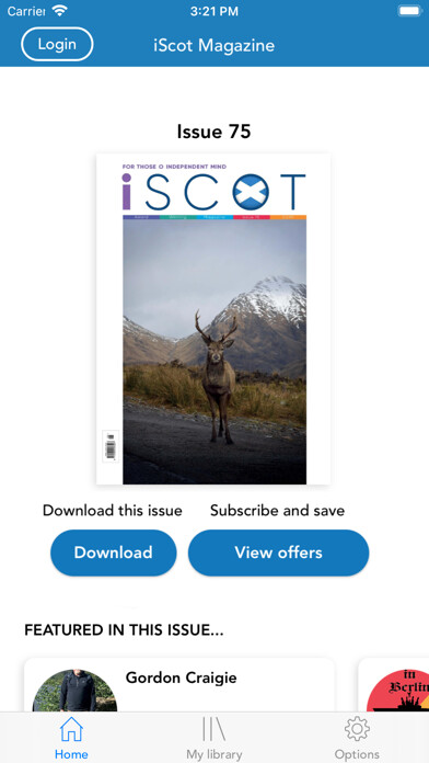 Emulate iPhone app iScot Magazine using MyAndroid Emulate iPhone app iScot Magazine using MyAndroid