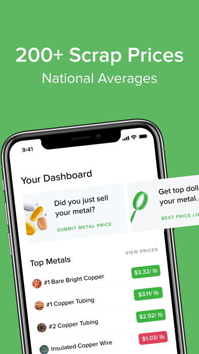 Emulate iPhone app iScrap: National Scrap Prices using MyAndroid