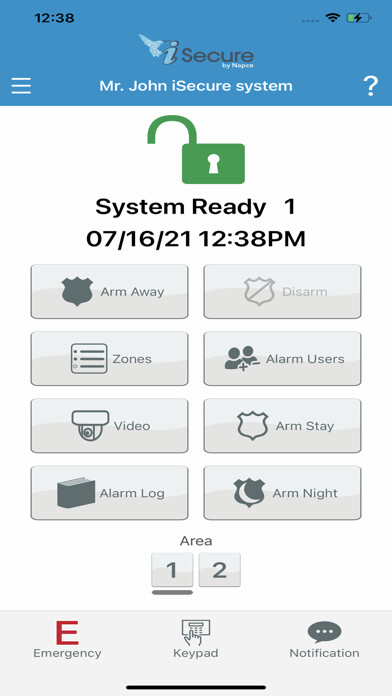 Emulate iPhone app iSecure Alarm Security App using MyAndroid Emulate iPhone app iSecure Alarm Security App using MyAndroid