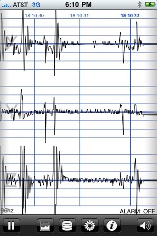 Emulate iPhone app iSeismometer using MyAndroid Emulate iPhone app iSeismometer using MyAndroid
