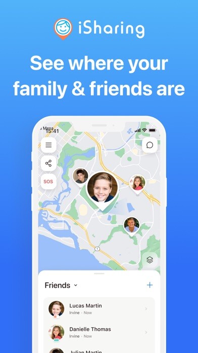 Emulate iPhone app iSharing: GPS Location Tracker using MyAndroid