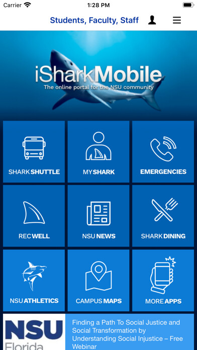 Emulate iPhone app iShark (NSU Florida) using MyAndroid Emulate iPhone app iShark (NSU Florida) using MyAndroid