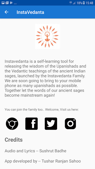 Run android online APK Isha Upanishad in Rhymes ( Sanskrit- English) from MyAndroid or emulate Isha Upanishad in Rhymes ( Sanskrit- English) using MyAndroid