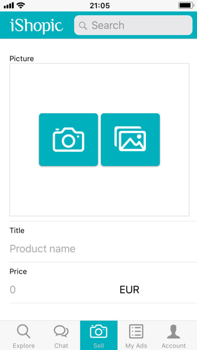 Emulate iPhone app iShopic - buy & sell & enjoy using MyAndroid
