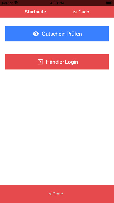 Emulate iPhone app isi:Cado using MyAndroid