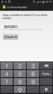 Emulate Android APK Is It A Prime Number?
