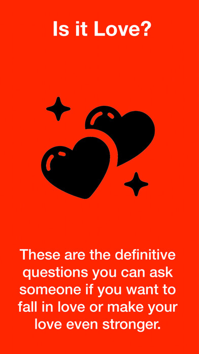 Emulate iPhone app Is It Love? 36 Questions &Wine using MyAndroid