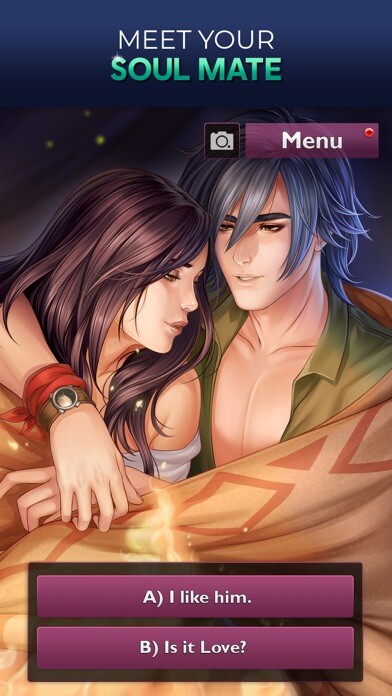 Emulate iPhone app Is It Love? Sebastian - Story using MyAndroid