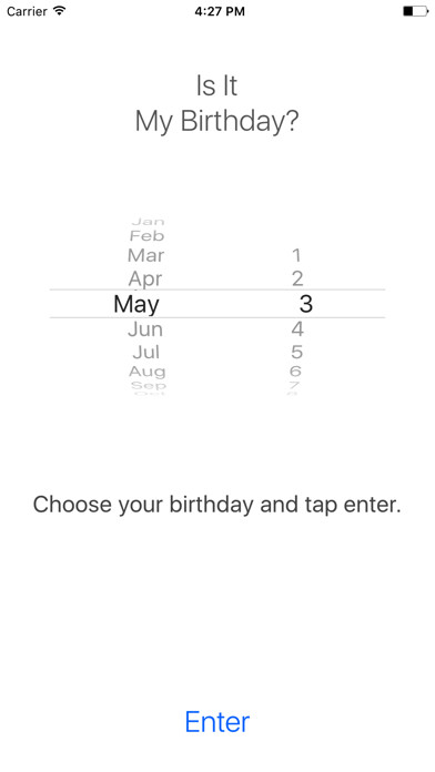 Emulate iPhone app IsItMyBirthday using MyAndroid Emulate iPhone app IsItMyBirthday using MyAndroid