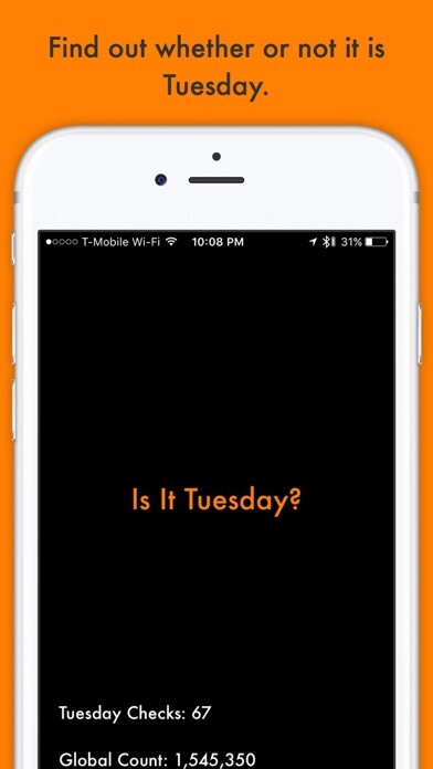 Emulate iPhone app Is It Tuesday? using MyAndroid Emulate iPhone app Is It Tuesday? using MyAndroid