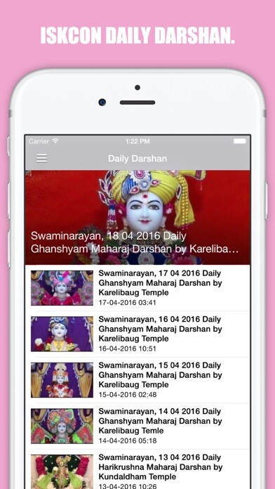 Emulate iPhone app ISKCON DAILY DARSHAN LIVE using MyAndroid Emulate iPhone app ISKCON DAILY DARSHAN LIVE using MyAndroid