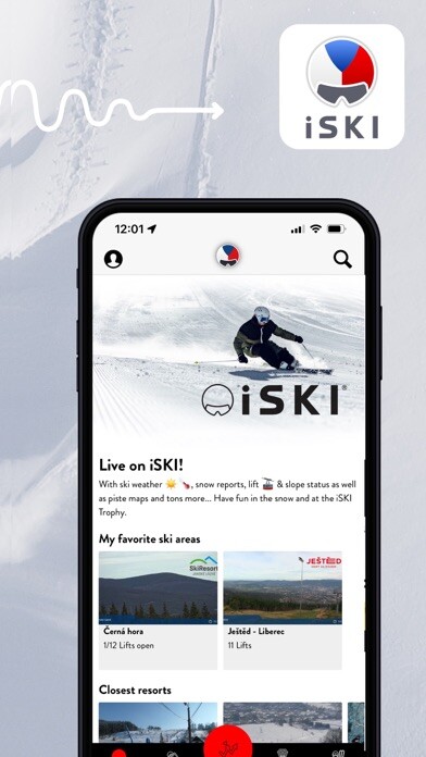 Emulate iPhone app iSKI Czech - Ski & Tracking using MyAndroid Emulate iPhone app iSKI Czech - Ski & Tracking using MyAndroid