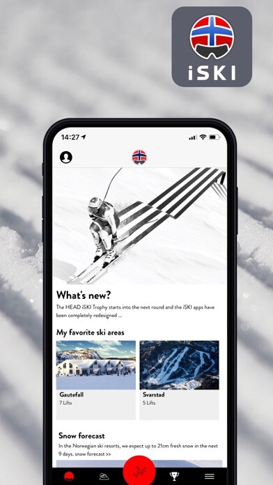 Emulate iPhone app iSKI Norge - Ski + Tracking using MyAndroid Emulate iPhone app iSKI Norge - Ski + Tracking using MyAndroid