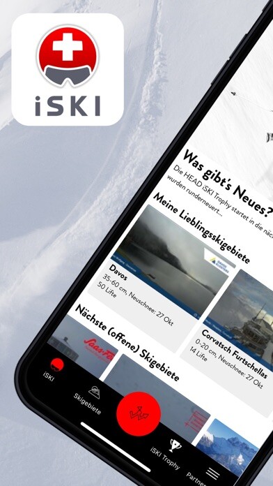Emulate iPhone app iSKI Swiss - Ski & Snow using MyAndroid