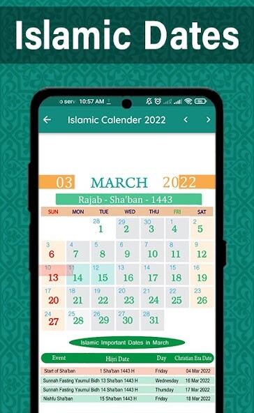 Run android online APK Islamic Calendar 2022 - Hijri from MyAndroid or emulate Islamic Calendar 2022 - Hijri using MyAndroid