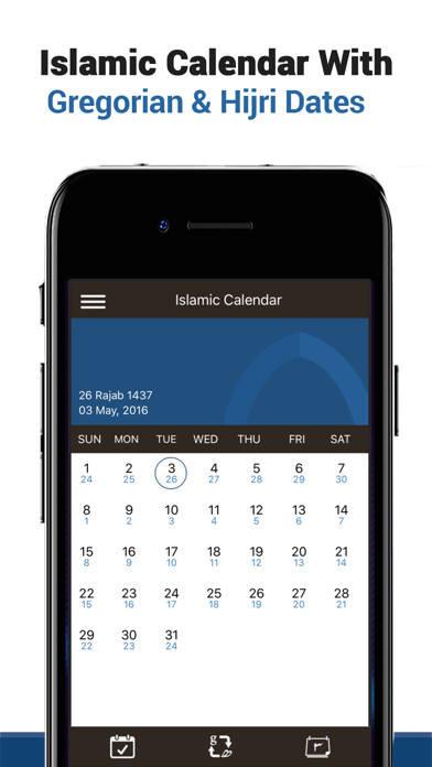 Emulate iPhone app Islamic Calendar & Events using MyAndroid Emulate iPhone app Islamic Calendar & Events using MyAndroid