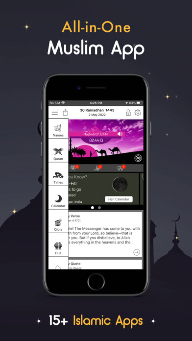 Emulate iPhone app Islamic Calendar - Muslim Apps using MyAndroid Emulate iPhone app Islamic Calendar - Muslim Apps using MyAndroid