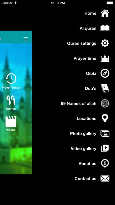 Emulate iPhone app Islamic Compass - Prayer Times with Adhan Alarm and Full Quran (البوصلة الإسلامية) using MyAndroid Emulate iPhone app Islamic Compass - Prayer Times with Adhan Alarm and Full Quran (البوصلة الإسلامية) using MyAndroid