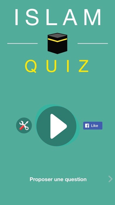 Emulate iPhone app Islam Quiz en français using MyAndroid Emulate iPhone app Islam Quiz en français using MyAndroid