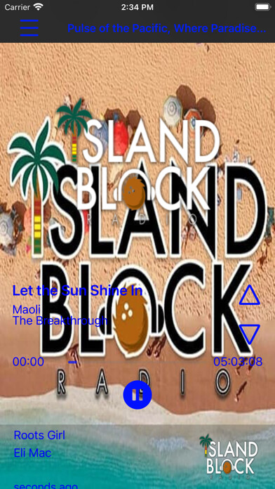 Emulate iPhone app Island Block Radio using MyAndroid