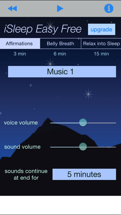 Emulate iPhone app iSleep Easy Meditations Light using MyAndroid Emulate iPhone app iSleep Easy Meditations Light using MyAndroid