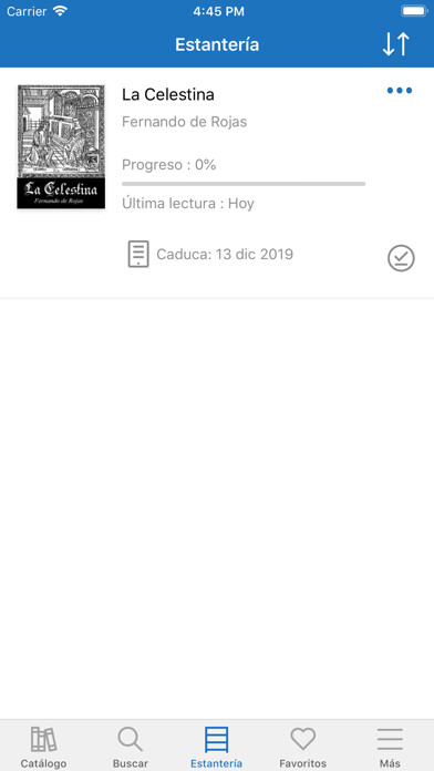 Emulate iPhone app ISMARINA e-Biblioteca using MyAndroid