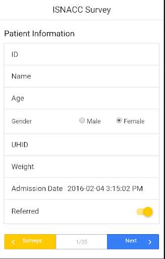 Emulate Android APK ISNACCSurvey Emulate Android APK ISNACCSurvey