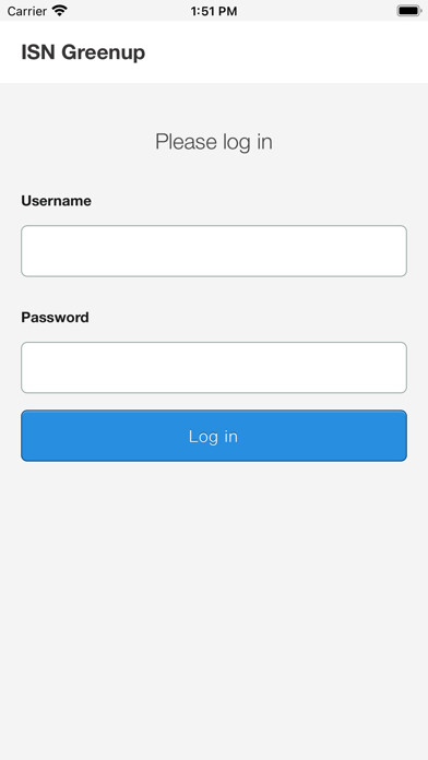 Emulate iPhone app ISN Greenup using MyAndroid