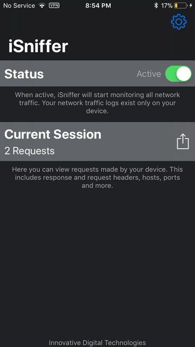 Emulate iPhone app iSniffer using MyAndroid Emulate iPhone app iSniffer using MyAndroid