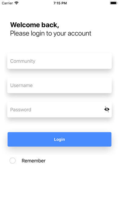 Emulate iPhone app ISN Visitor Management using MyAndroid