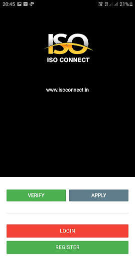 Run android online APK ISO Connect: ISO Consultants & Verification System from MyAndroid or emulate ISO Connect: ISO Consultants & Verification System using MyAndroid
