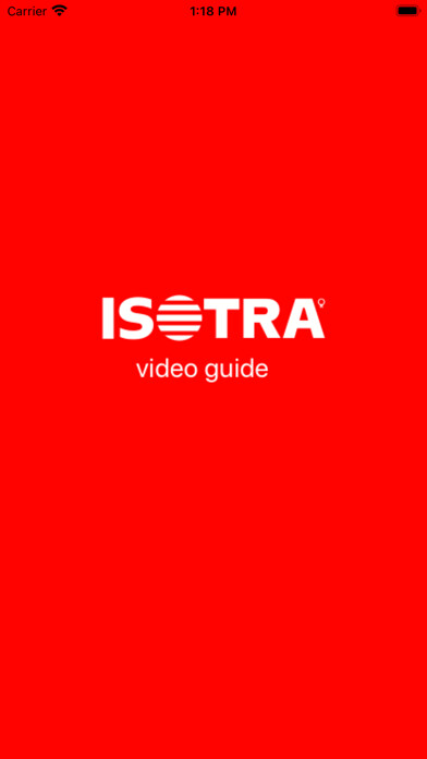 Emulate iPhone app ISOTRA Video Guide using MyAndroid
