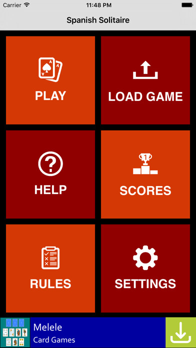 Emulate iPhone app iSpanish Solitaire using MyAndroid Emulate iPhone app iSpanish Solitaire using MyAndroid