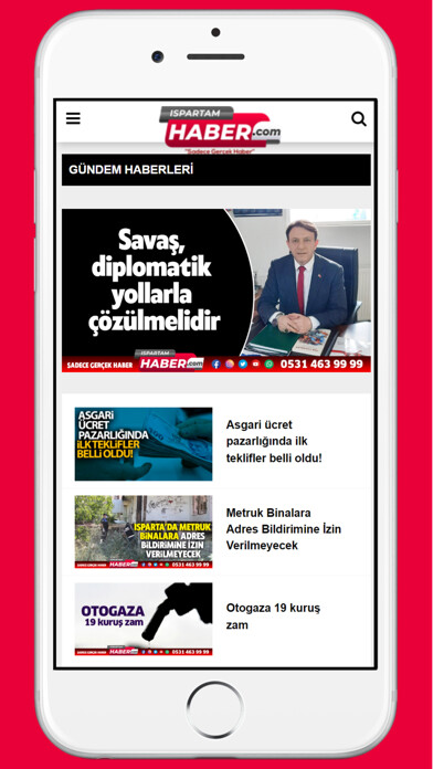 Emulate iPhone app ISPARTA HABER using MyAndroid Emulate iPhone app ISPARTA HABER using MyAndroid