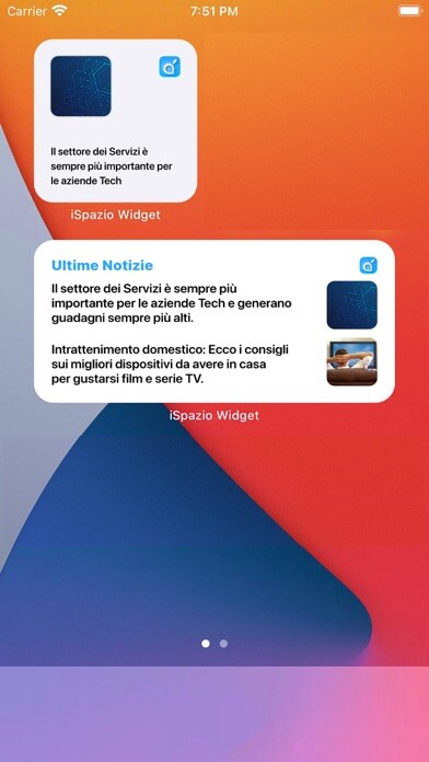 Emulate iPhone app iSpazio Widget di Notizie using MyAndroid Emulate iPhone app iSpazio Widget di Notizie using MyAndroid