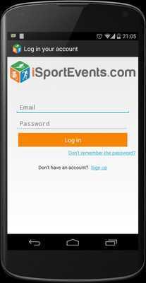 Emulate Android APK iSportEvents - Tracker Emulate Android APK iSportEvents - Tracker