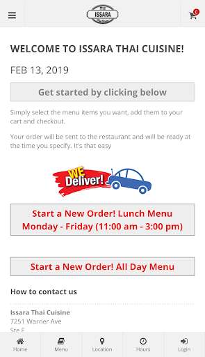 Run android online APK Issara Thai Cuisine from MyAndroid or emulate Issara Thai Cuisine using MyAndroid Run android online APK Issara Thai Cuisine from MyAndroid or emulate Issara Thai Cuisine using MyAndroid