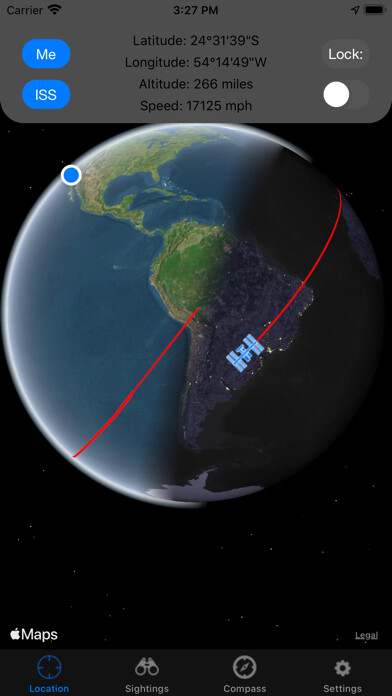 Emulate iPhone app ISS Now using MyAndroid