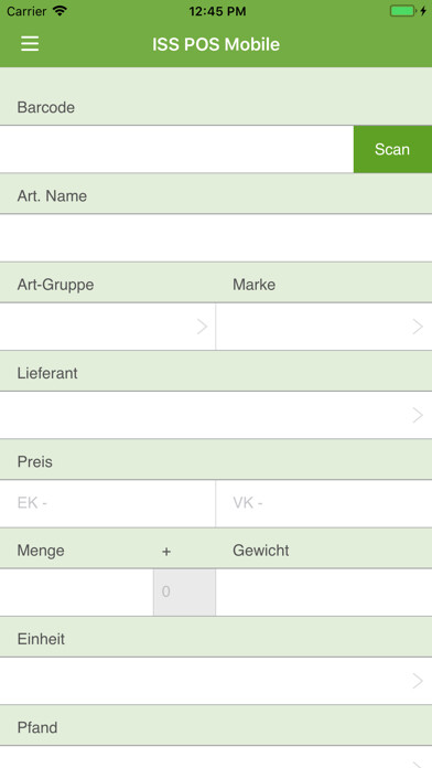 Emulate iPhone app ISS POS Mobile using MyAndroid