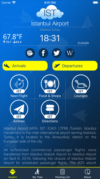 Emulate iPhone app Istanbul Airport (IST) + Radar using MyAndroid Emulate iPhone app Istanbul Airport (IST) + Radar using MyAndroid