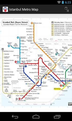 Run android online APK Istanbul Metro Map (free) from MyAndroid or emulate Istanbul Metro Map (free) using MyAndroid