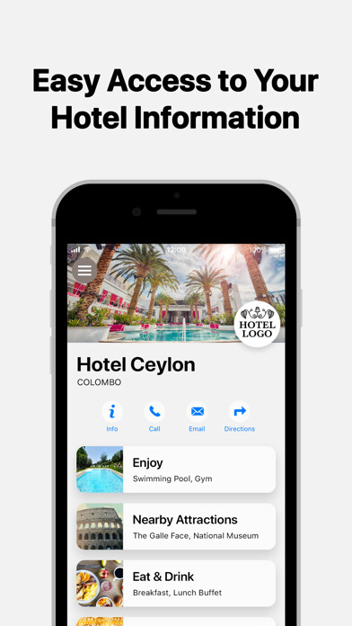 Emulate iPhone app iStay : App of your Hotel using MyAndroid Emulate iPhone app iStay : App of your Hotel using MyAndroid