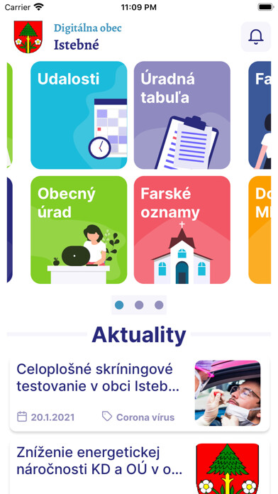 Emulate iPhone app Istebné - oficiálna aplikácia using MyAndroid Emulate iPhone app Istebné - oficiálna aplikácia using MyAndroid