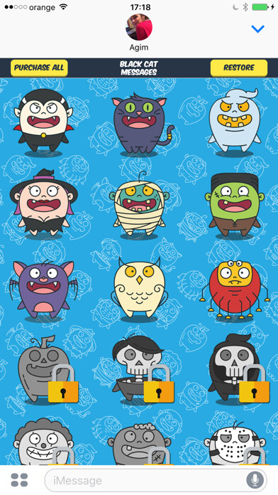 Emulate iPhone app iSticker App. Send Stickers in iMessage Chat. using MyAndroid Emulate iPhone app iSticker App. Send Stickers in iMessage Chat. using MyAndroid