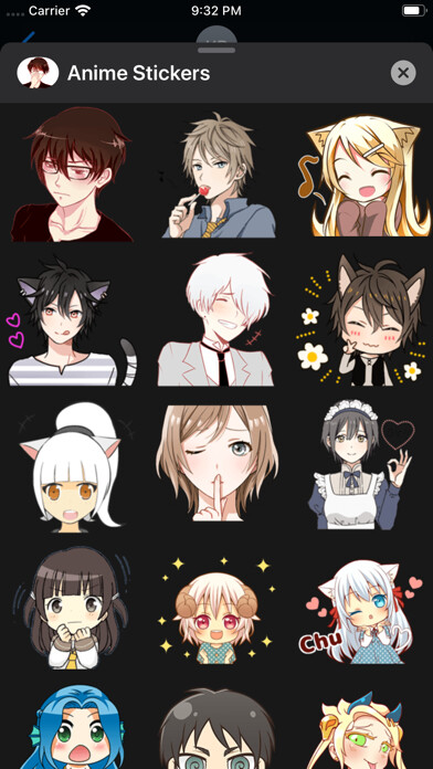 Emulate iPhone app iStickers: Anime Stickers using MyAndroid Emulate iPhone app iStickers: Anime Stickers using MyAndroid